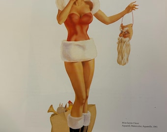 Aquarelle 1950 pinup