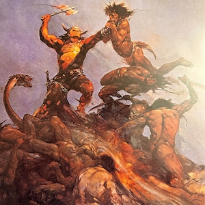 Frank Frazetta print