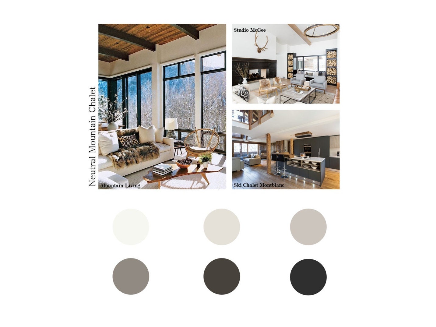 Sherwin Williams, Neutral Mountain Chalet Six Color Interior Paint ...