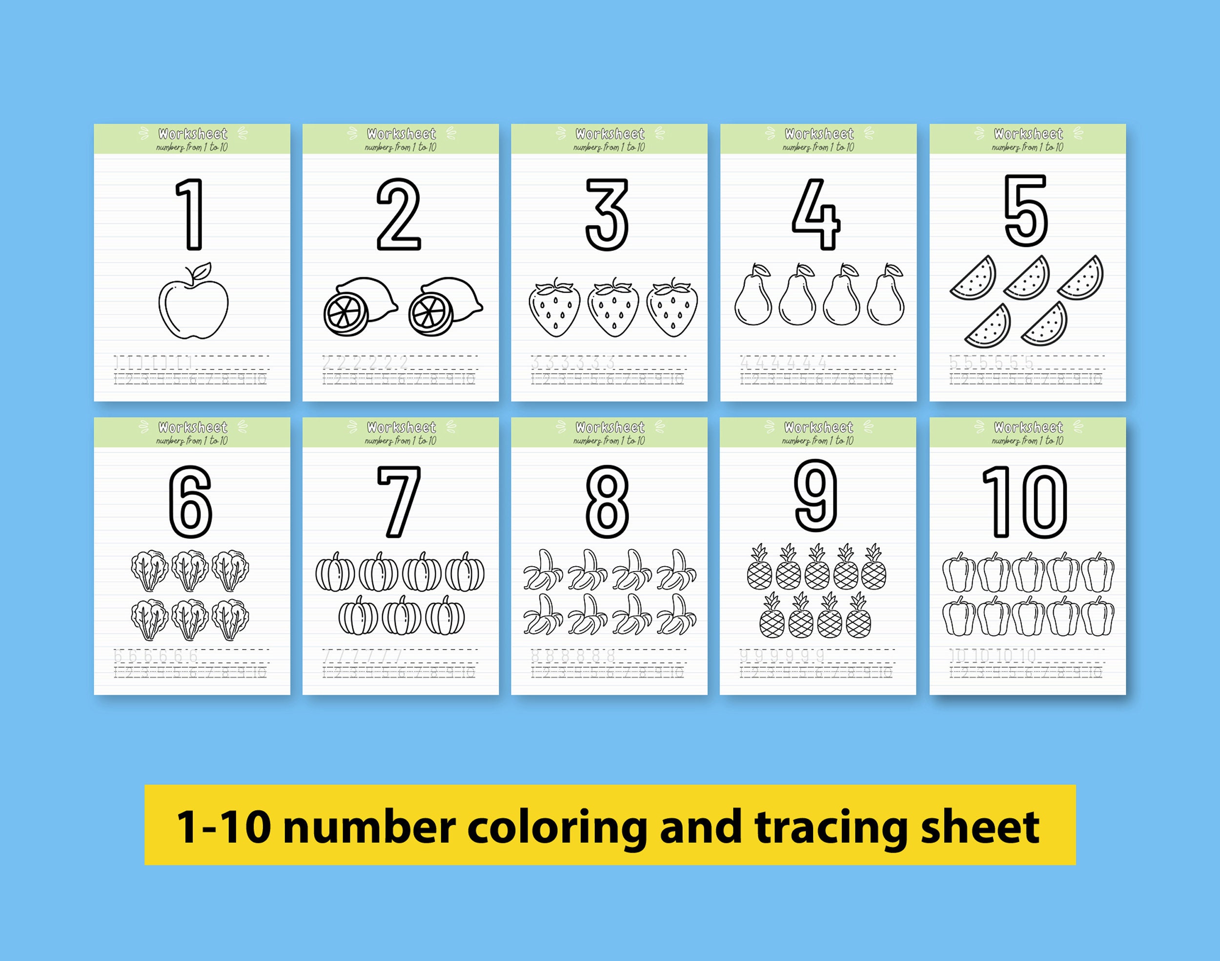 number-tracing-worksheet-printable-for-kids-number-tracing-etsy