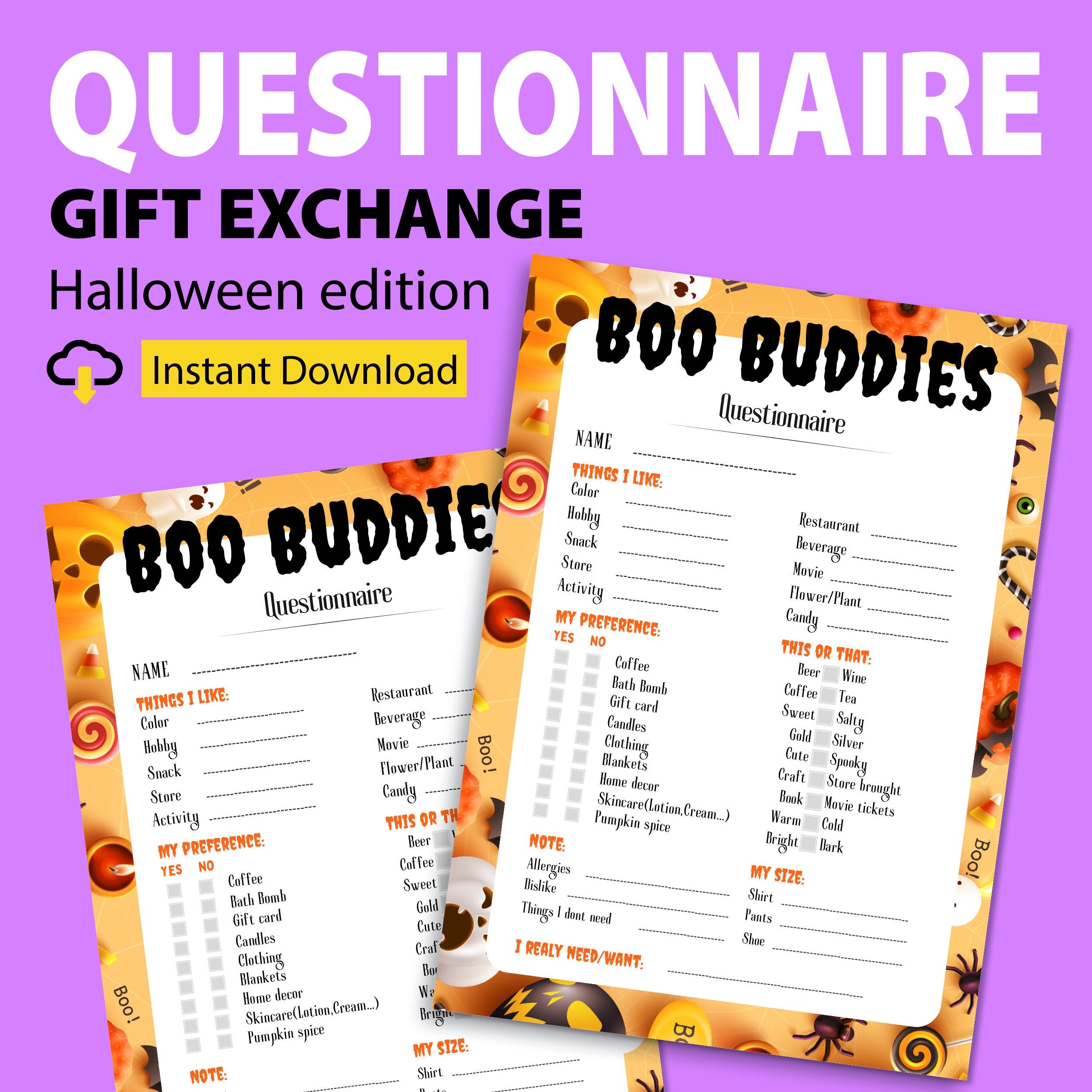 boo-buddies-questionnaire-for-halloween-theme-gift-exchange-etsy