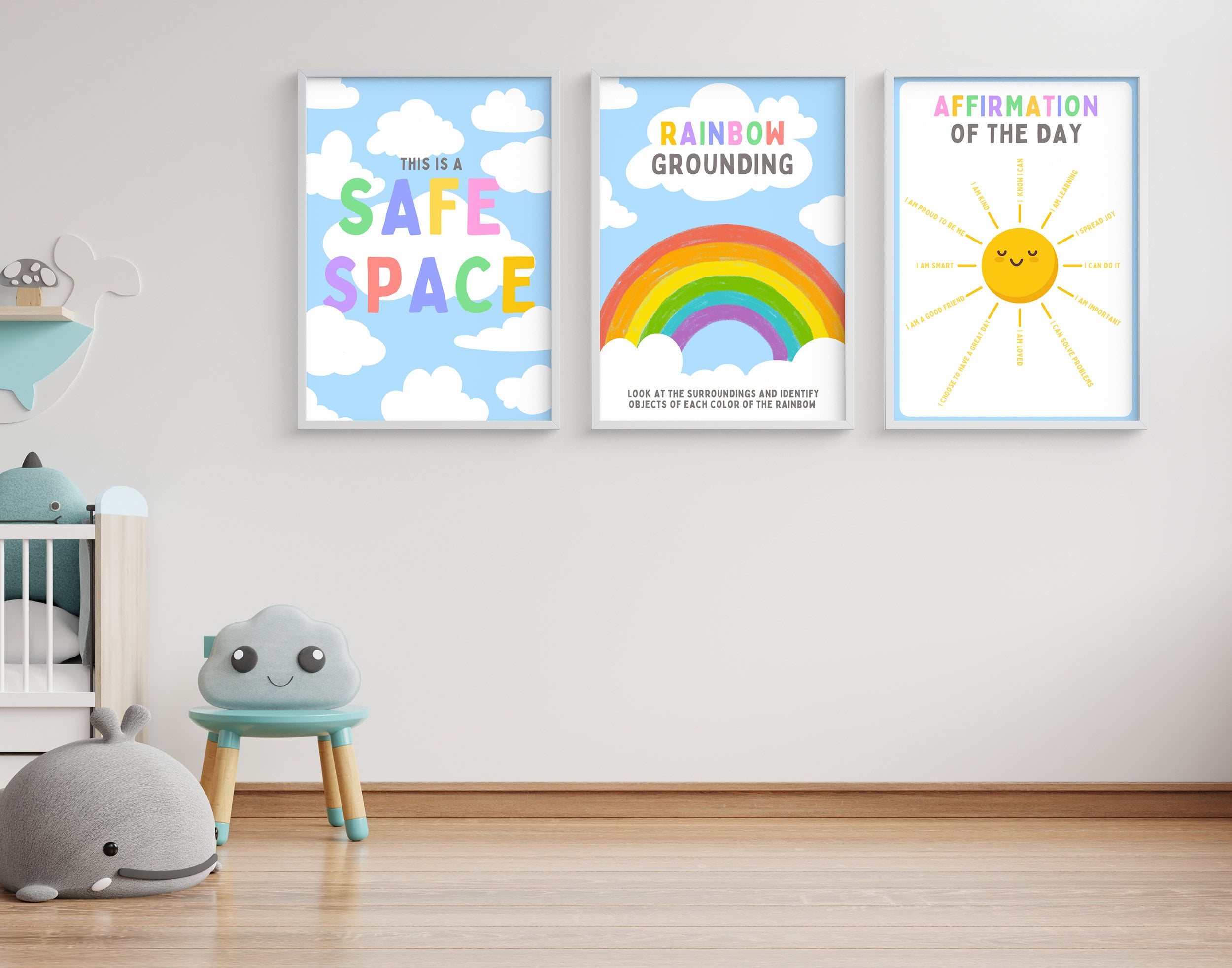 Printable Set Calming Corner Posters, Emotions Posters, Calming ...