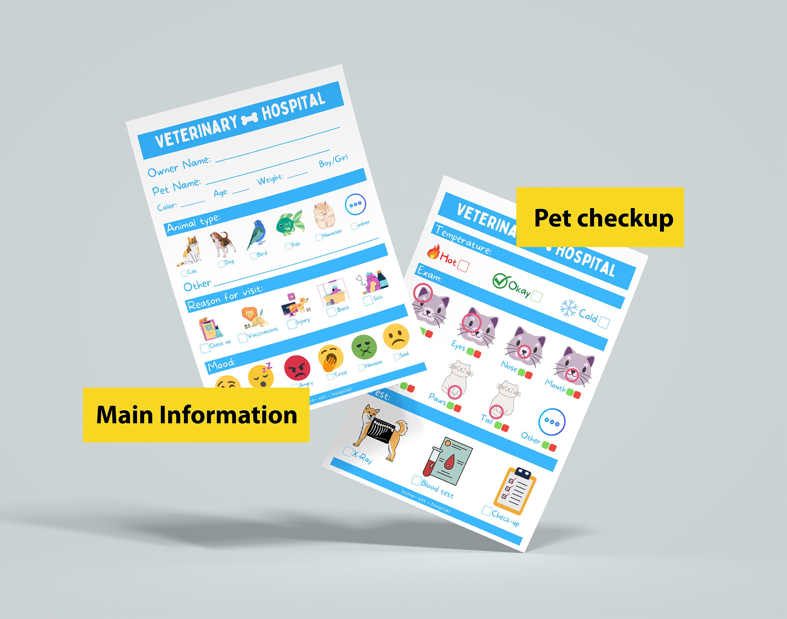 Vet Clinic Dramatic Play, Pretend Play, Classroom Dramatic Play, Home