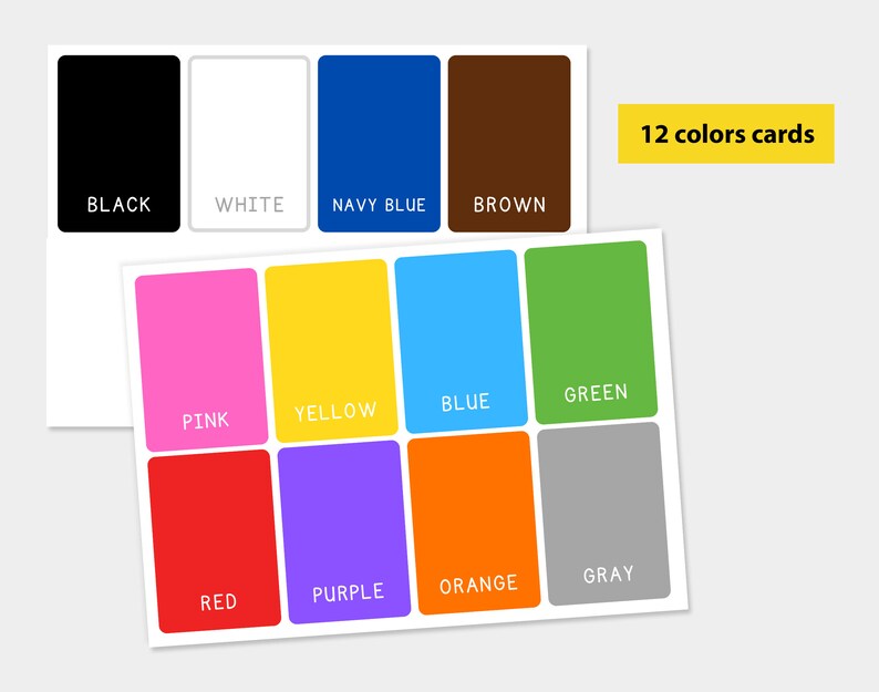 Color Matching Activity Printable for Toddler, Color Sorting Worksheets ...