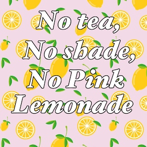 No Tea Zitat A4 Digitaldruck