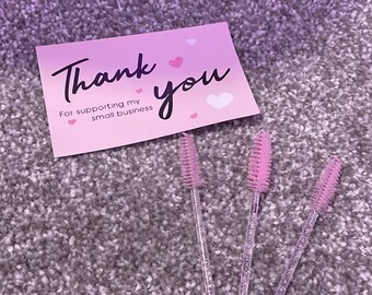 3 pink eyelash wands!