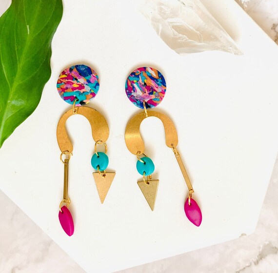 Fun colorful hotsell earrings