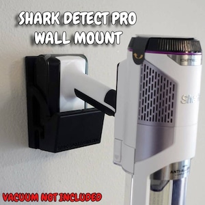 Shark Detect Pro Wall Mount for IW1111/IW1120: Space-Saving, Easy Install, USA-Made 3D Printed Holder with Integrated Charge Port