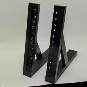 3D Printed 4U Studio Gear Rack Pair - Compact 4-inch DJ Audio, Network, IT Desktop Table Stand for Organizing Studio Equipment + Hardware