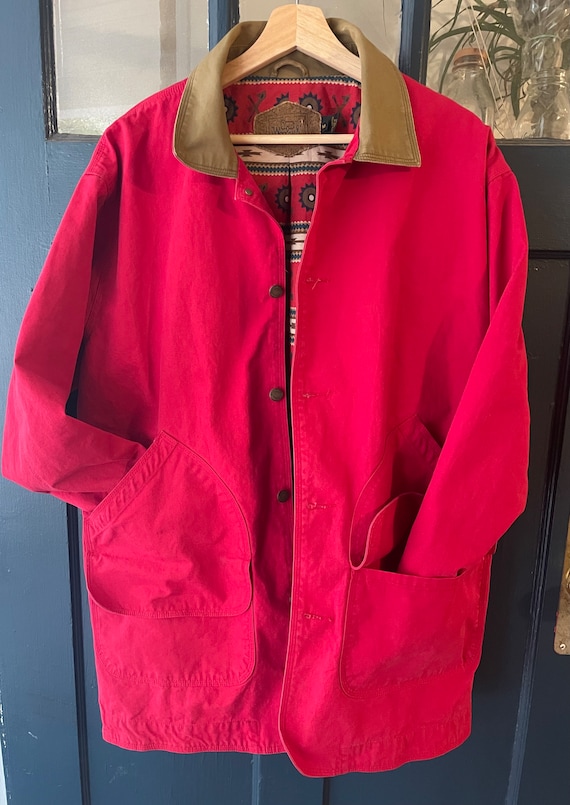 Vintage Woolrich Red Utility Jacket