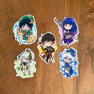 Genshin Archon Stickers