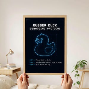 Programmer Wall Art Set of 4, Software Engineer Gift, Hacker Desk Setup, Funny Coding Posters, Tech Office Decor, Developer Gift