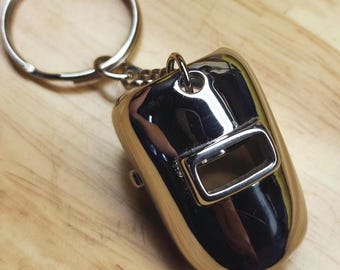 Welding Hood Necklace, 316L Stainless Steel, Industrial Chain, Graduation Gift, Welder Gift, Union Welder, Dad Gifts, Blue Collar, Keychain