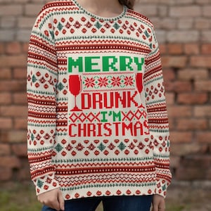Ugly Christmas Sweater, Christmas Gift, Ugly Sweater, Ugly Sweater Party, Ugly Christmas Shirt, Funny Ugly Christmas Sweater, Unisex Sweater