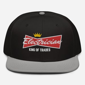 Electrician Hat, King Of Trades, Electrician Gift, Electrician Gear, Union Electrician, Blue Collar, Electrician Apparel, Personalized Gift