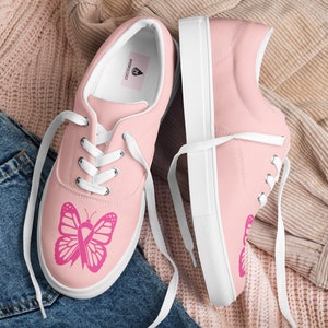 Pink Ribbon-vlinderschoenen: cadeau borstkanker