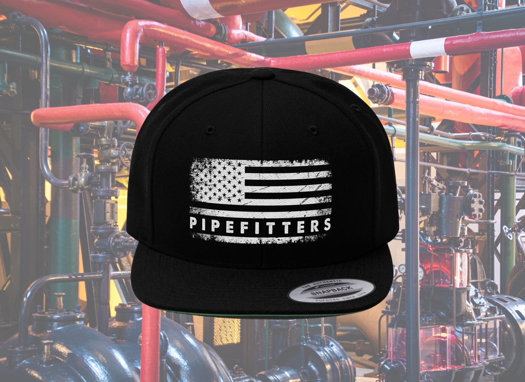American Flag Pipefitter Hat Union Life Union Proud Blue Etsy