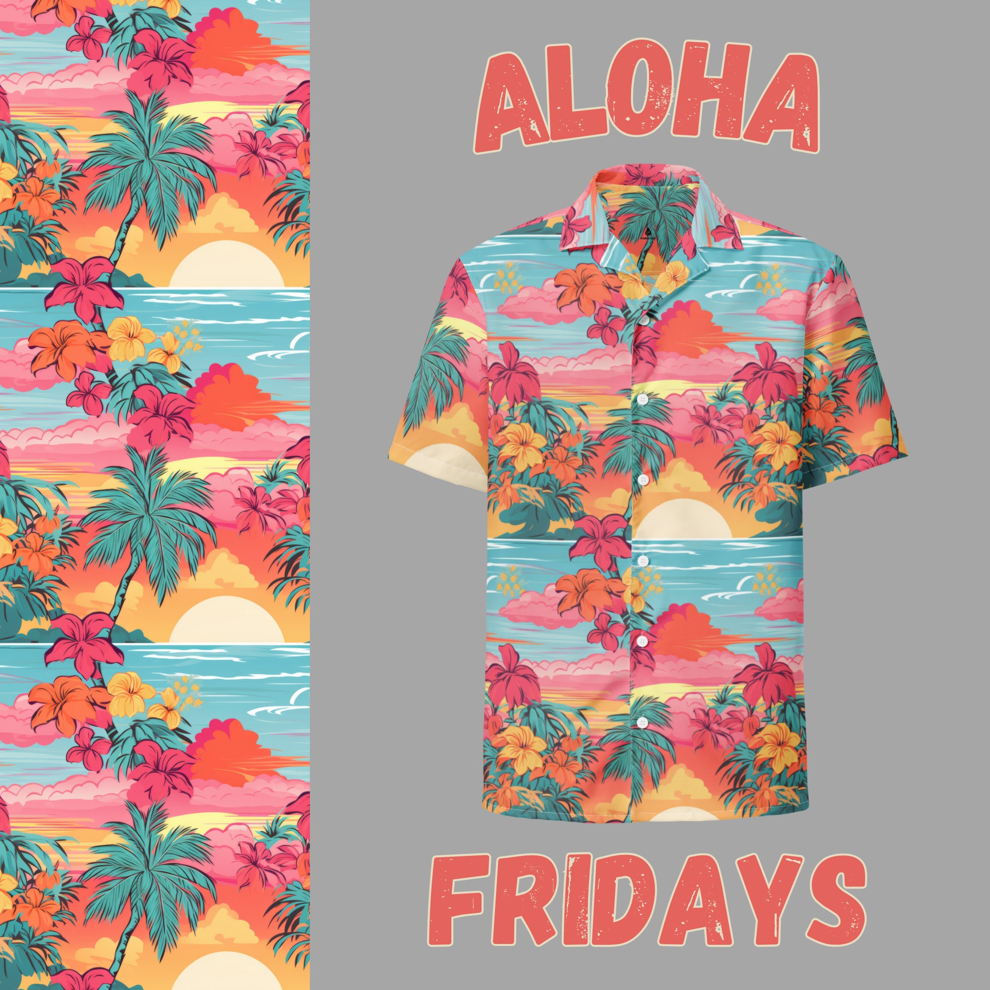 Tropical Island Hawaiian Shirt: Ironworker, Welder, Pipefitter Aloha Friday