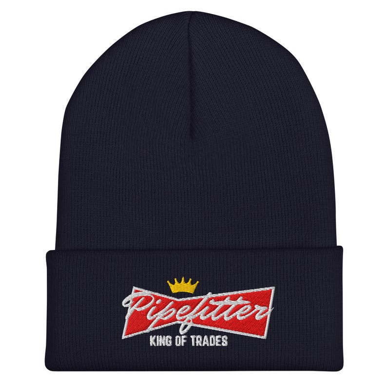 Pipefitter King Beanie, Pipefitter Hat, Blue Collar, Trades Person ...