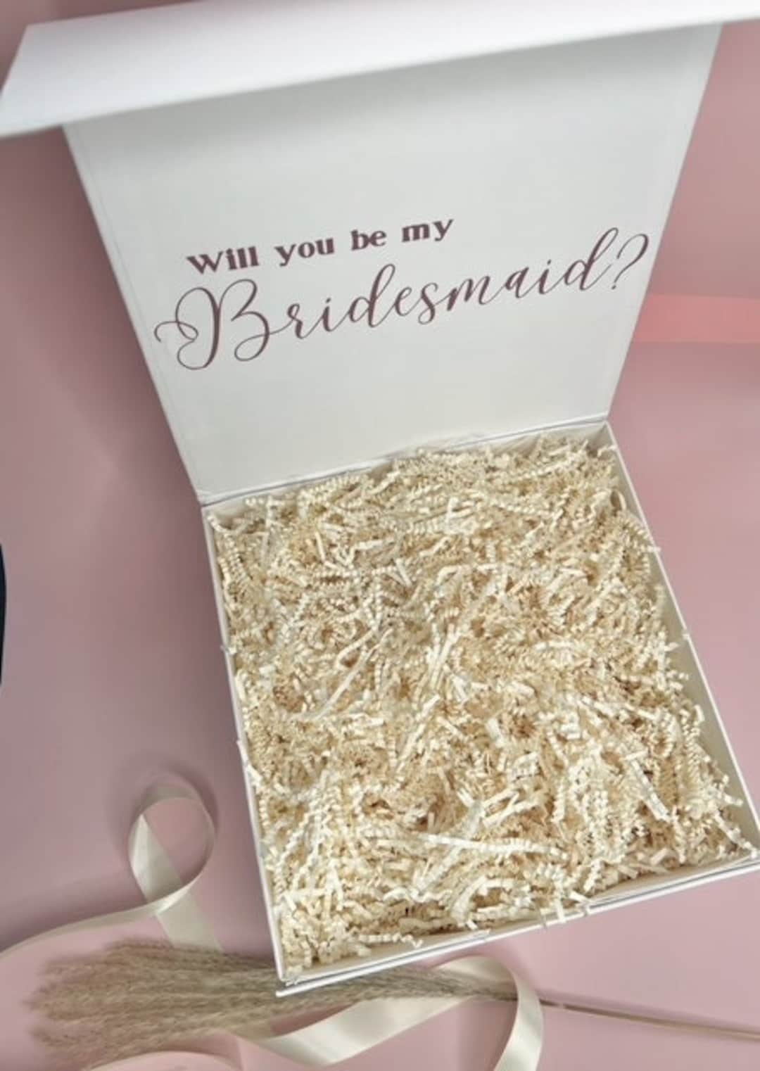 Bridesmaid Proposal Box Empty Bridesmaid Box Empty Etsy