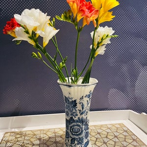 Vintage Delfts blauwe vaas