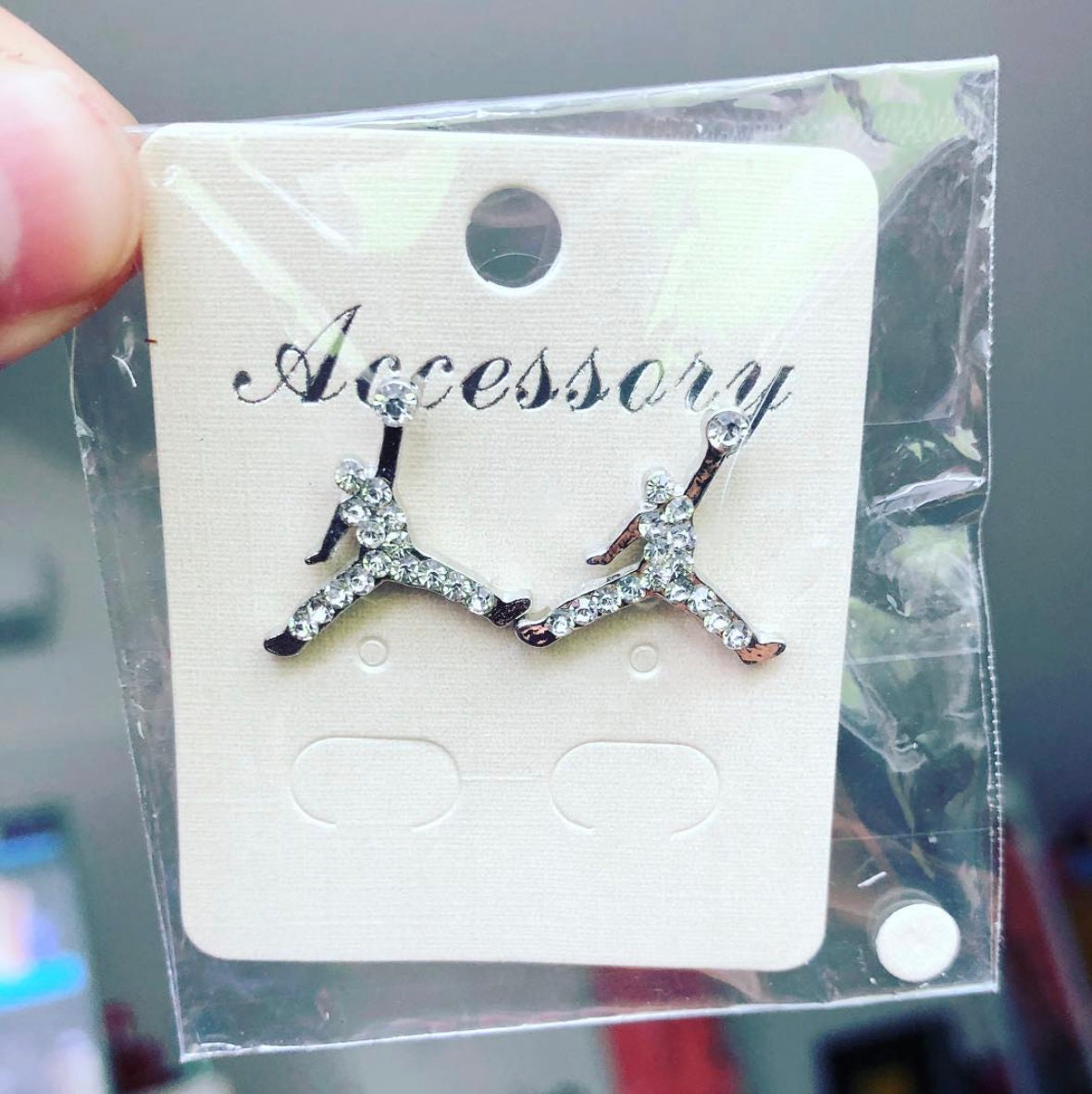 Michael Jordan Jumpman Logo Air Jordan Stud Earrings VARIOUS Etsy