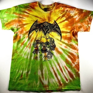Tie Dye Crematory Death Metal Shirt Large “Fluid Swirl”