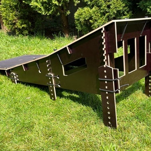 Rampe de saut portable VTT Hopper Kicker, lanceur mobile, vélo BMX (taille M)