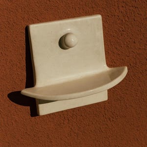 Handmade Ceramic Key Holder With Shelf: Home Decor Organizer - Etsy
