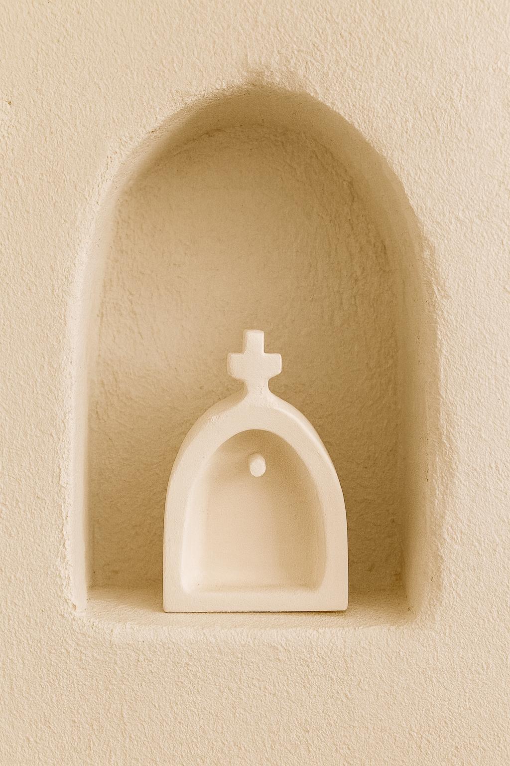 Handmade Tiny Ceramic Altar Shelf: Minimalist Shrine for Crystals - Etsy
