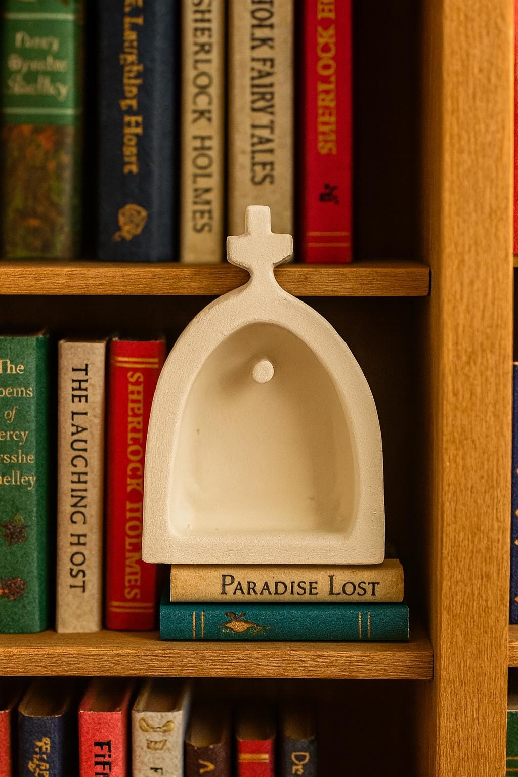 Handmade Tiny Ceramic Altar Shelf: Minimalist Shrine for Crystals - Etsy