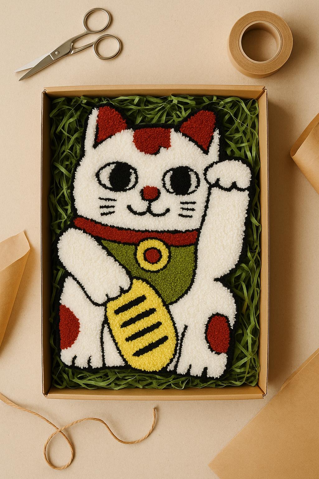 親子ネコRUG ６０x８０cm noko tatoo gakkin 親子ネコRUG 60x80cm noko tatoo gakkin（2025年最新