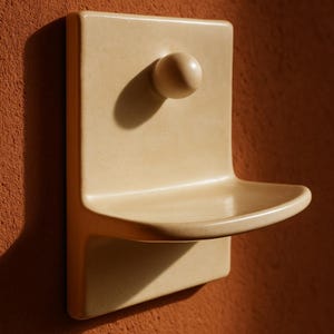Handmade Ceramic Key Holder With Shelf: Home Decor Organizer - Etsy