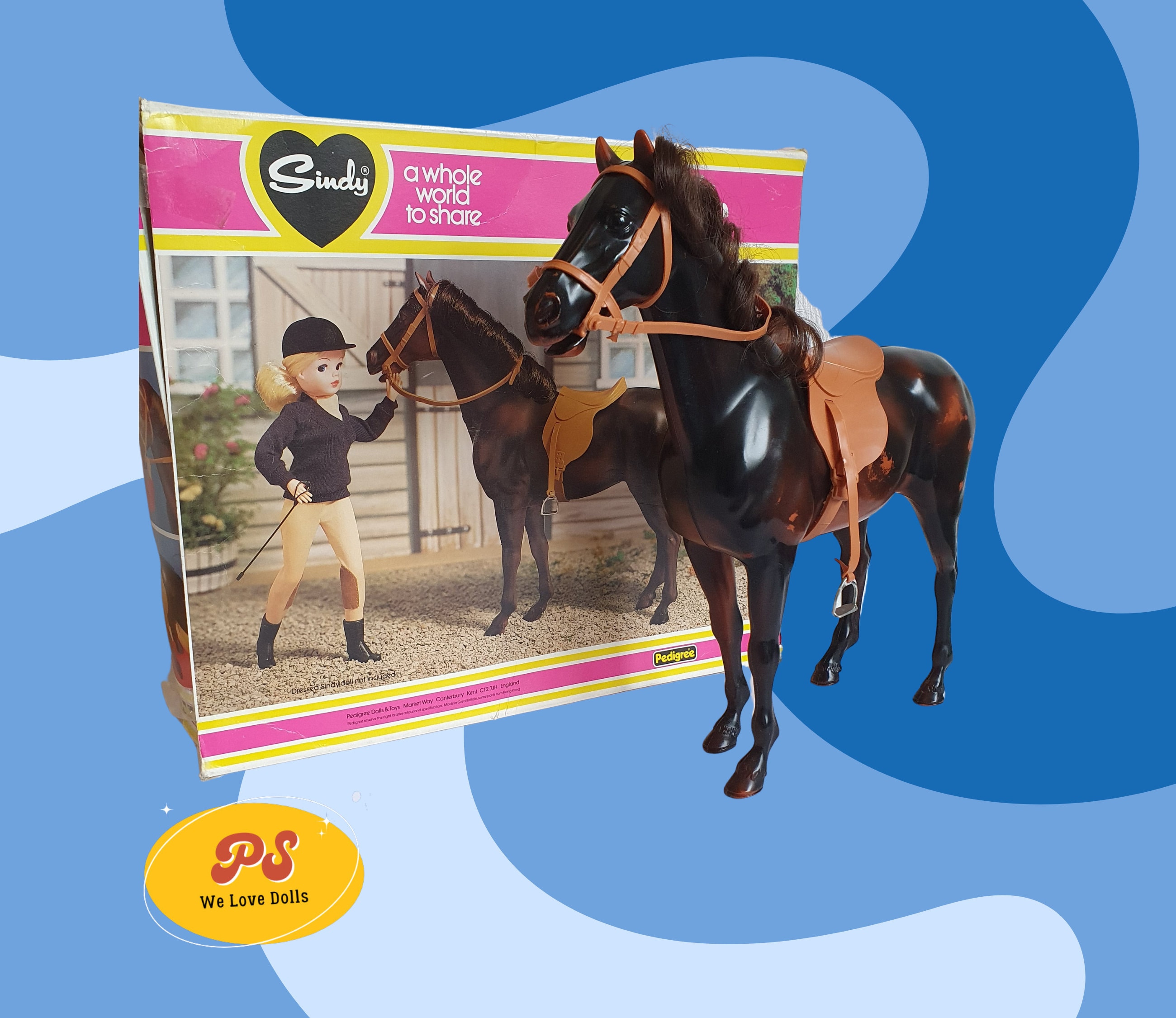Vintage Pedigree Sindy Boxed 13 Chestnut Horse 44569 1 6 Scale Etsy UK