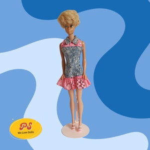 Mattel Barbie Stone Washed Jeans Dress w/ Shoes 1997 DOLL NOT INCLUDED
