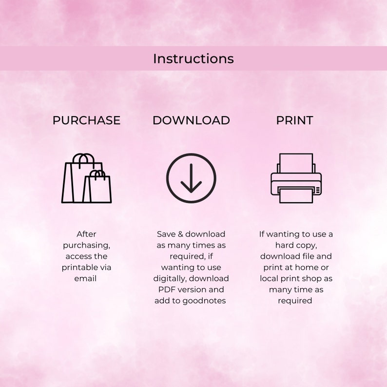 2023 2025 Year at A Glance Printable, Minimalist Calendar, A4, A5, A3, Letter, Half Letter, PDF
