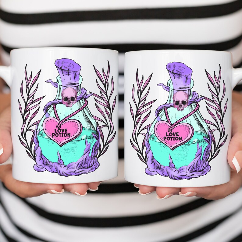 Pastel Goth Valentine Mug Goth Valentine Mug Valentine Goth Mug Pastel