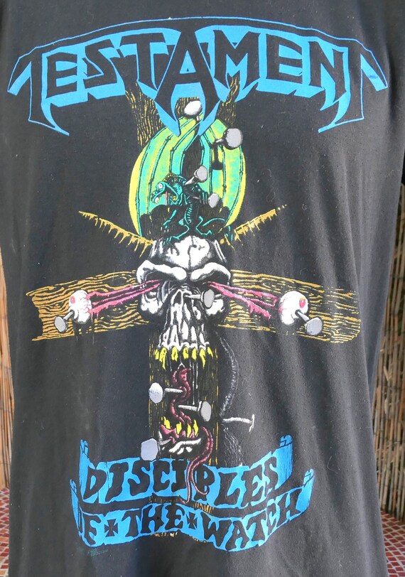 80's Vintage 1989 TESTAMENT Practice What You Pre… - image 1