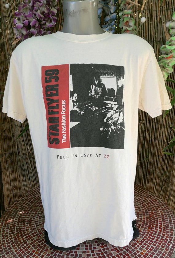Vintage 90's Style STARFLYER 59 Fell in Love at 22 T Shirt Large