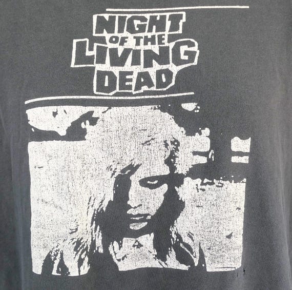 90's Vintage Night of the Living Dead (1968) T Shirt XL With Touch
