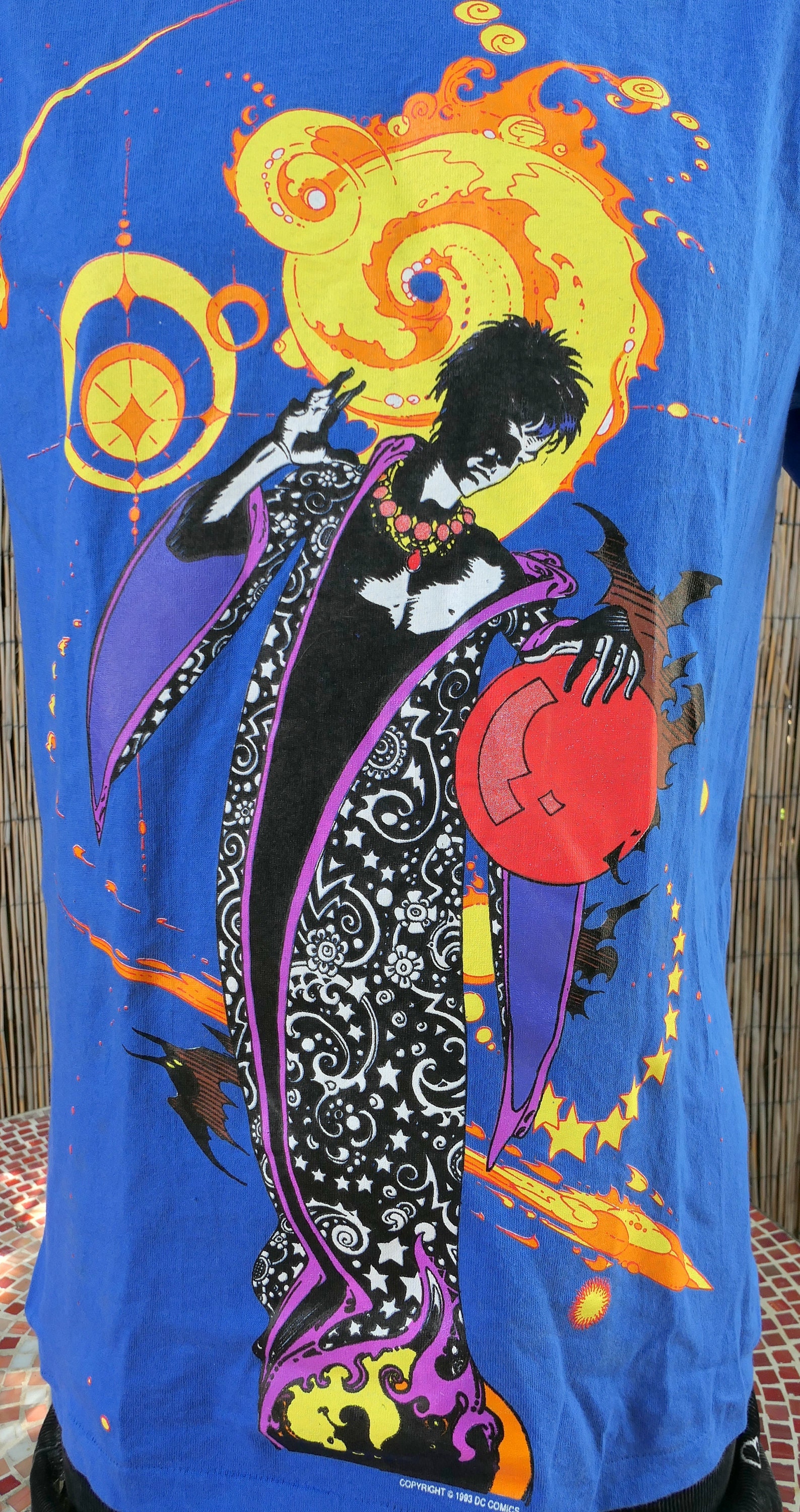 90s THE SANDMAN プロモ Tシャツ ブラック フェード