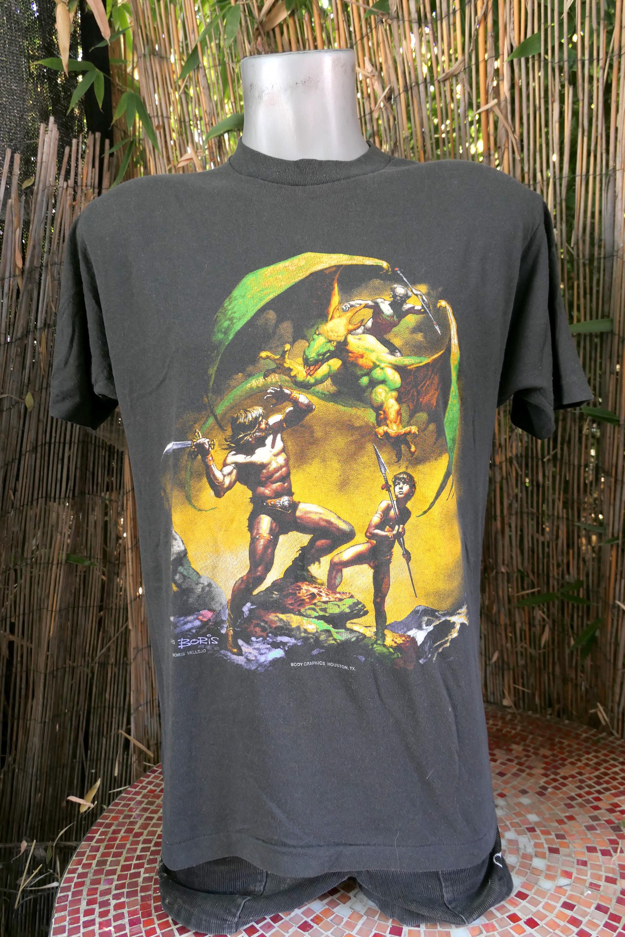 激レア！80sVTG! Cockney Visionaries バンビTシャツ 1980s Mens Kitschy T Shirt, This Place is a Zoo, Large Men's