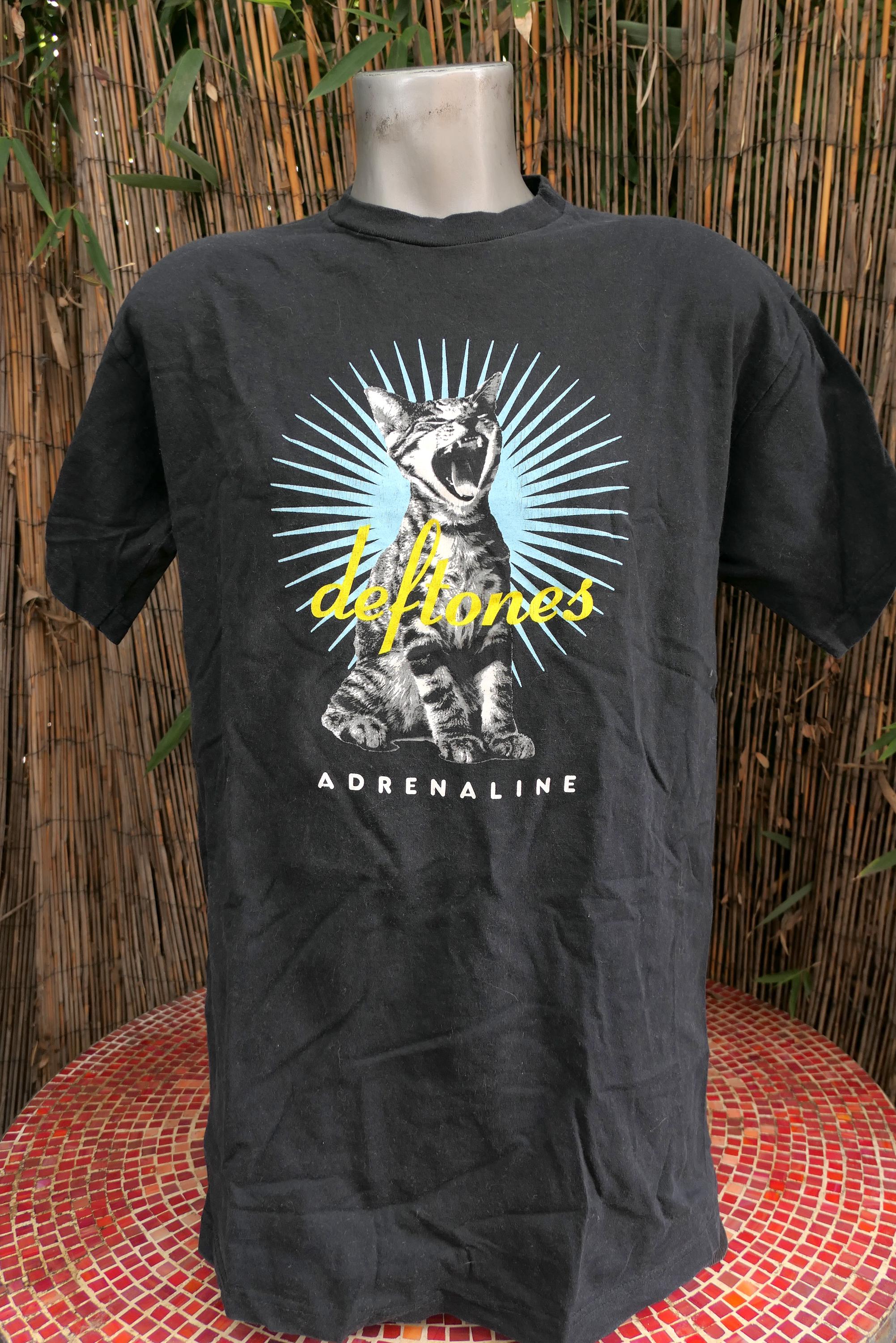 Deftones Adrenaline Tシャツ　USA製　XL 90's Vintage DEFTONES Adrenaline T Shirt Large With Giant Tag - Etsy
