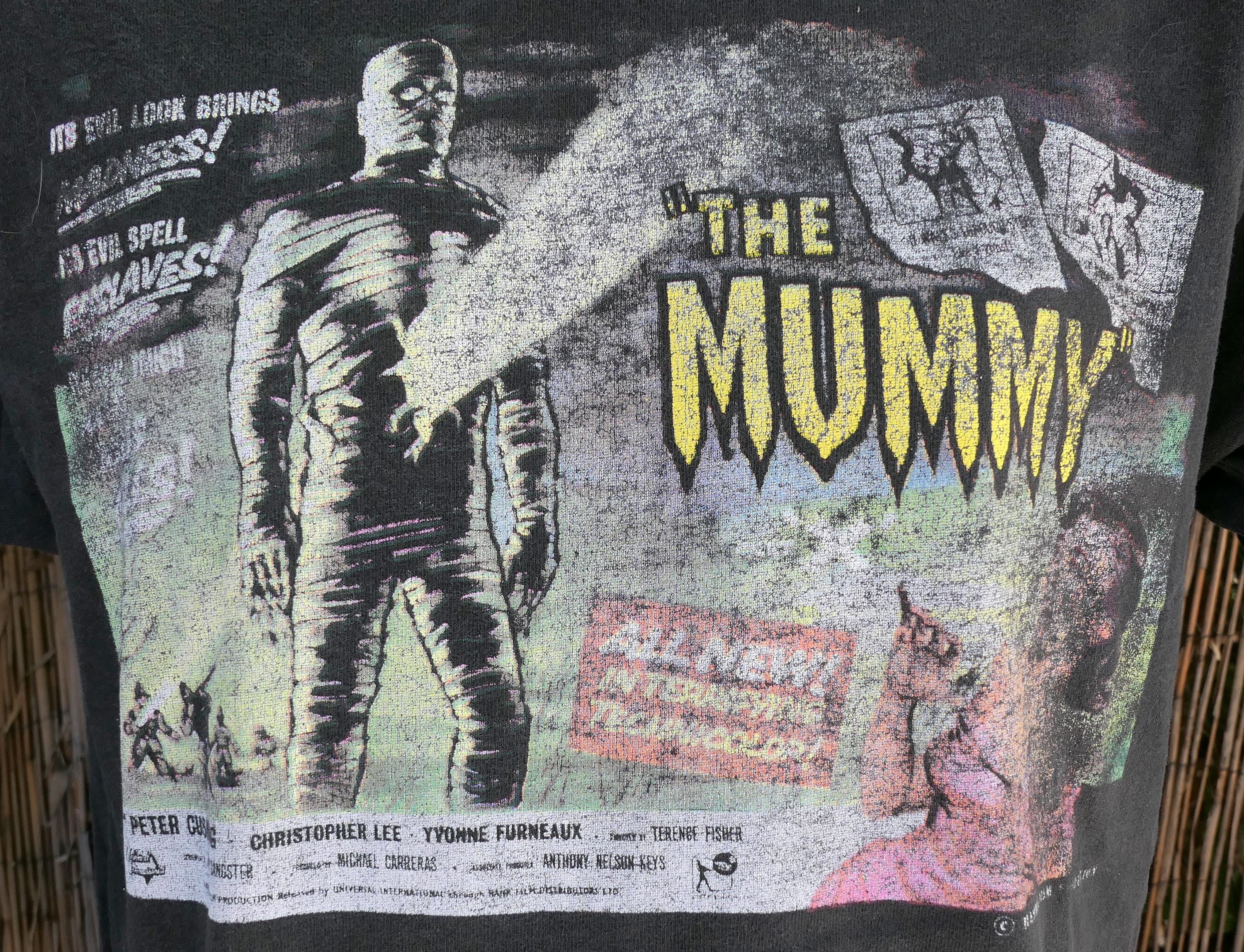 90's Vintage THE MUMMY (1959) Hammer Films T Shirt Large With