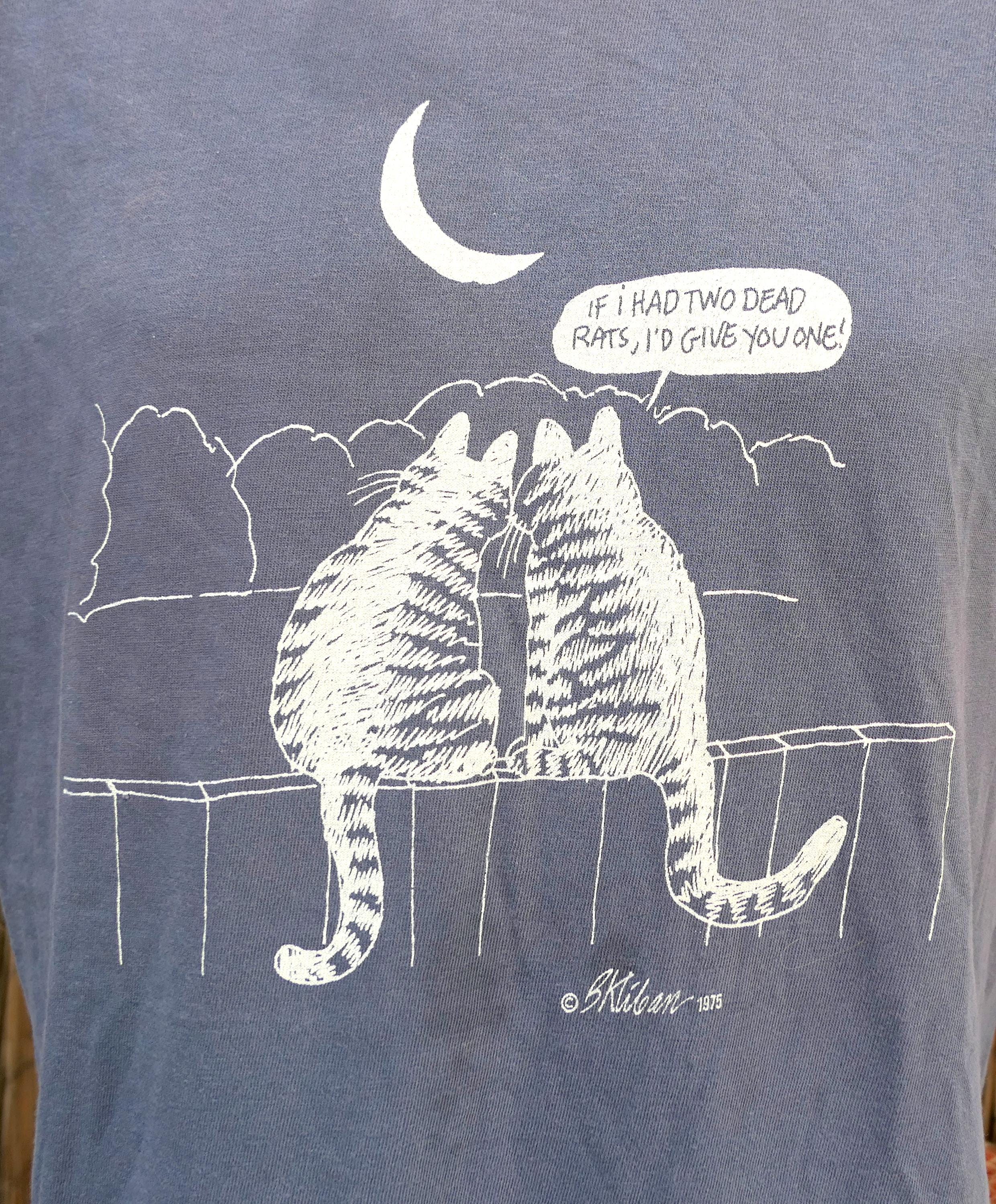 Kliban cat shirt - Etsy 日本
