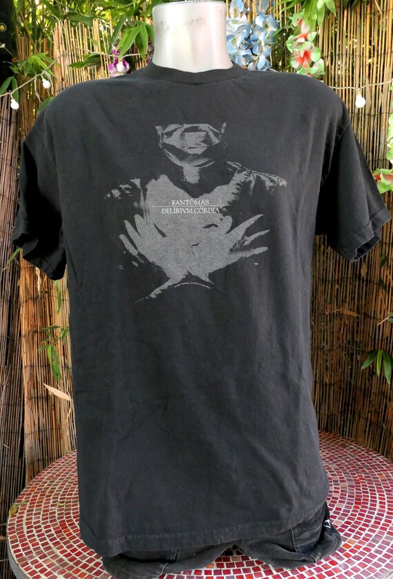 90s fantomas Tシャツ vintage tee Vintage 2004 FANTOMAS Delirium Corda T Shirt Large With Cinder