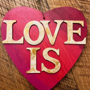 Love Is Heart sign