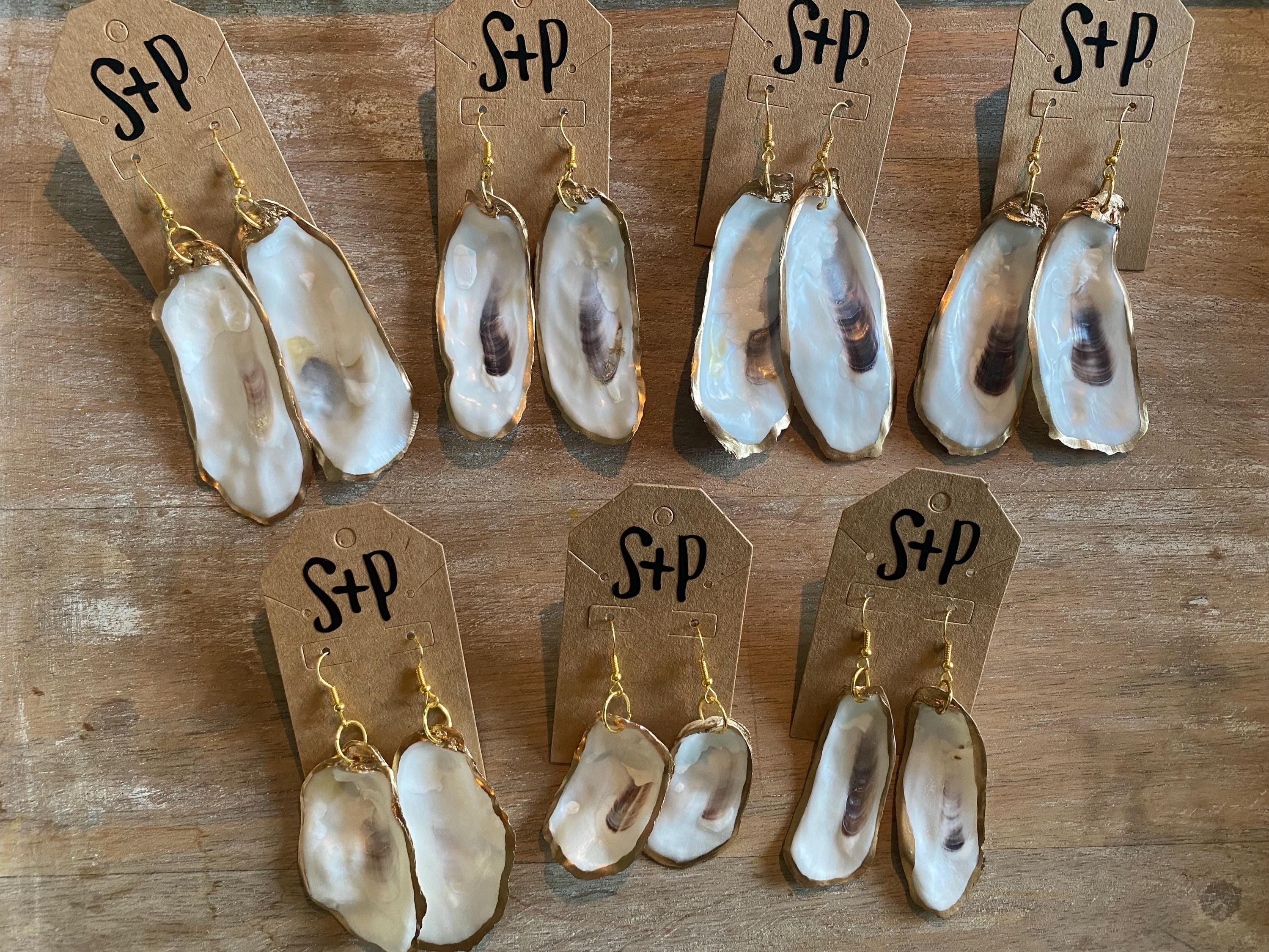 Oyster Earrings - Etsy