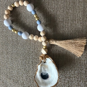 Blessing Beads Coastal Decor, Shell Garland, Welcome Beads