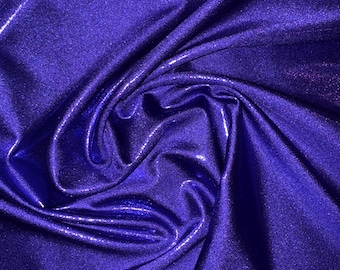 Lycra, Matt, Violet Foil, Nylon, Spandex, Shiny, Meterware, Dance Fabrics